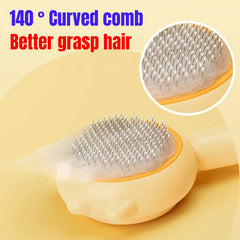 Cat Scratcher Hair Brush Cat Claw Self Cleaning Pet Grooming Brush