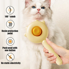 Cat Scratcher Hair Brush Cat Claw Self Cleaning Pet Grooming Brush