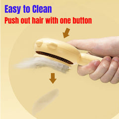 Cat Scratcher Hair Brush Cat Claw Self Cleaning Pet Grooming Brush