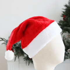 Plush Christmas Hat Short Plush Christmas Decorations