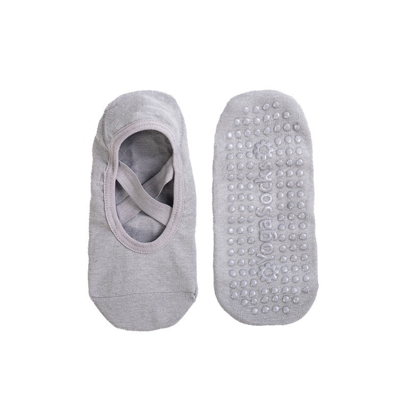 Non Slip Sweat Absorption Yoga Socks Silicone Padded Bottom