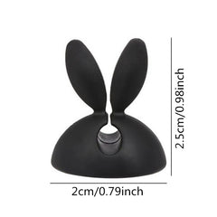 2pcs Silicone Car Wire USB Cable Holder Self adhesive Organizer Rabbit Shape