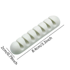 2pcs Silicone Car Wire USB Cable Holder Self adhesive Organizer Rabbit Shape