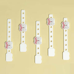 5pcs Adhesive Child Safety Lock Cartoon Shape Drawer Refrigerator Cabinet