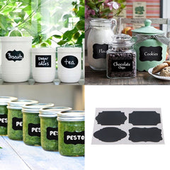 8pcs Vinyl Chalkboard Label Stickers Blackboard ChalkBoard Stickers