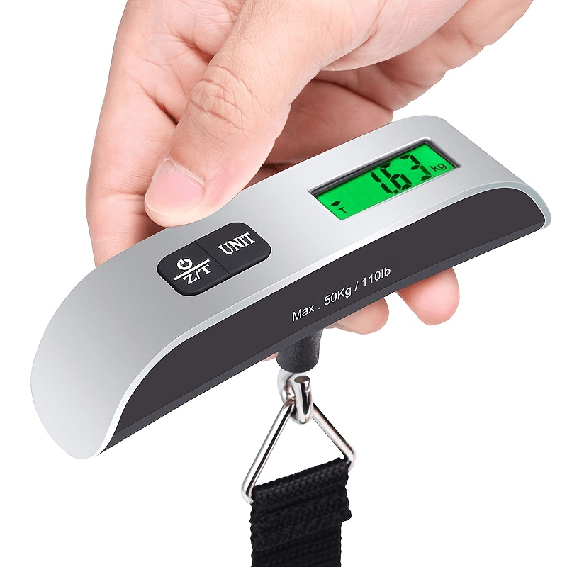 Digital Handheld Luggage Hanging Baggage Scale - 110lb 50kg