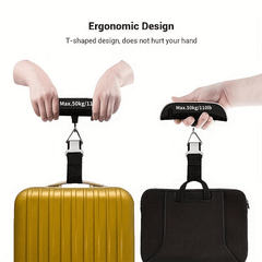 Digital Handheld Luggage Hanging Baggage Scale - 110lb 50kg