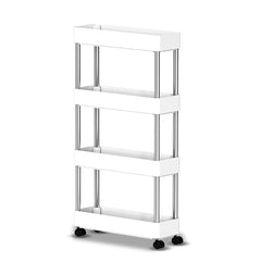 4 Tier Clip-in Organizer Mobile Shelf Kitchen Refrigerator Bathroom Living Room