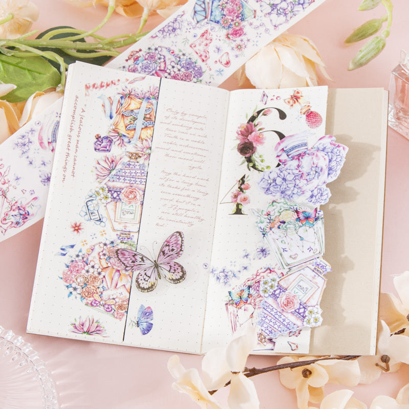 Perfume Glass Washi Tape Set for DIY Crafts