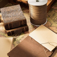 Vintage Leather Notepad Creative Notebook 19.05cm 200 Sheets 400 Pages Gift