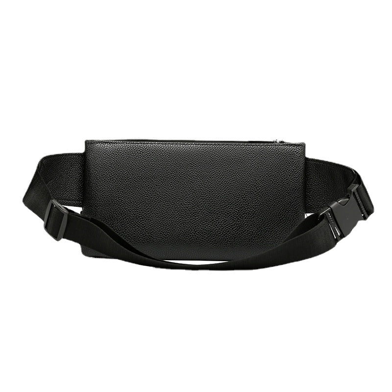PU Leather Waist Bag Casual Fanny Pack Outdoor Camping Sports Chest Bag
