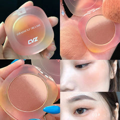Gradient Blush Palette Contouring Palette Tea Pink Non Fly Powder