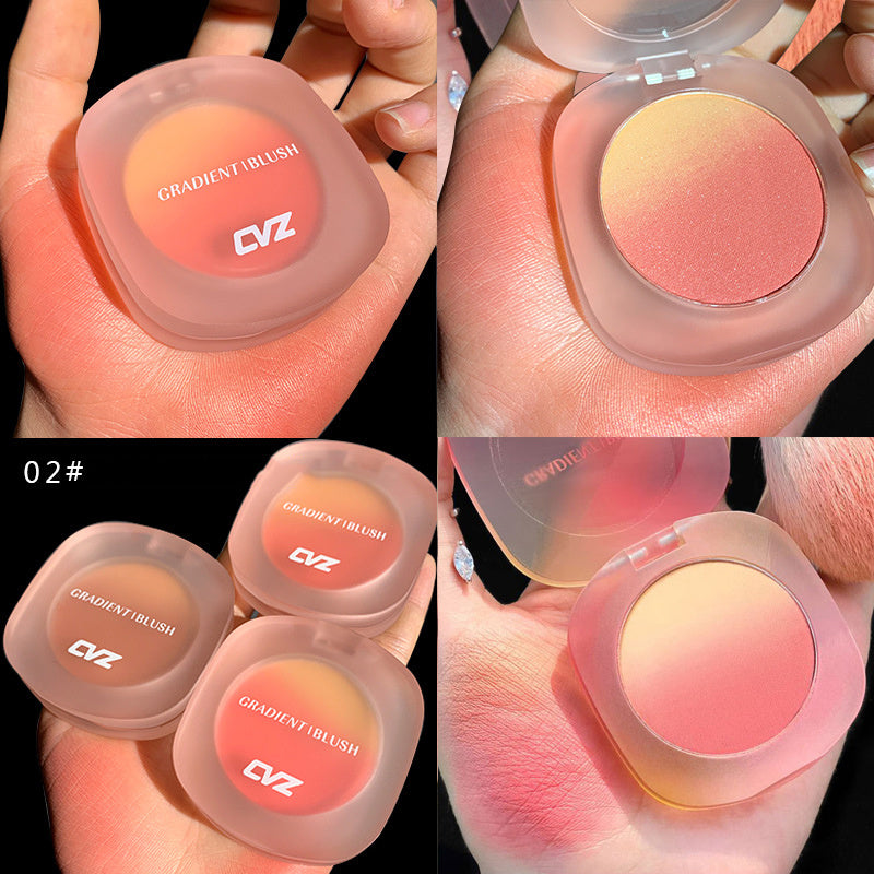 Gradient Blush Palette Contouring Palette Tea Pink Non Fly Powder