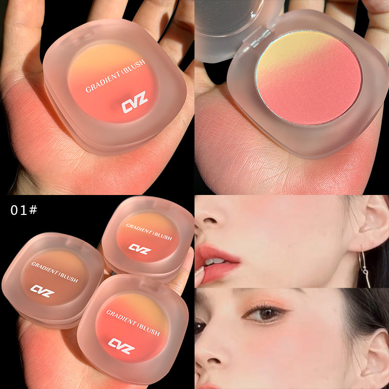 Gradient Blush Palette Contouring Palette Tea Pink Non Fly Powder