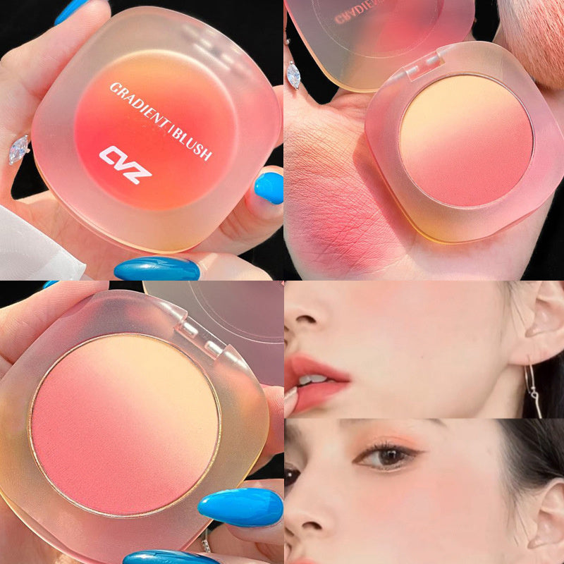 Gradient Blush Palette Contouring Palette Tea Pink Non Fly Powder
