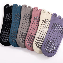 Women's Non-slip Five Toe Yoga Socks Breathable Dance Training Socks