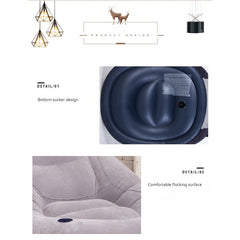 Inflatable Deck Chair Lounger Sofa for Indoor Outdoor Travel Camping