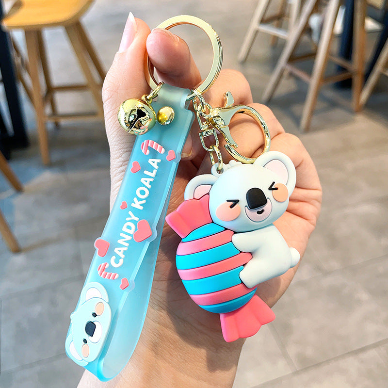 Bear Candy Love Key Chain Bag Ornament Small Gift For Men