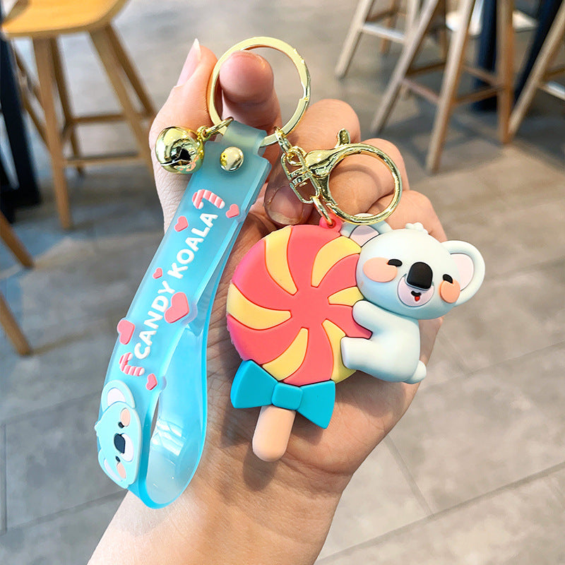 Bear Candy Love Key Chain Bag Ornament Small Gift For Men