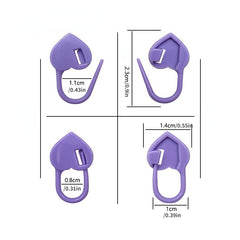 Plastic Knitting Stitch Markers Locking Stitch Marker Counter Crochet DIY