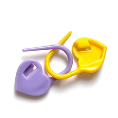Plastic Knitting Stitch Markers Locking Stitch Marker Counter Crochet DIY