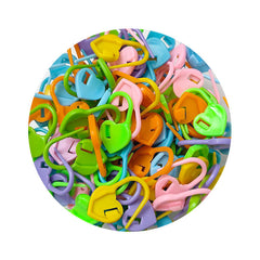 Plastic Knitting Stitch Markers Locking Stitch Marker Counter Crochet DIY