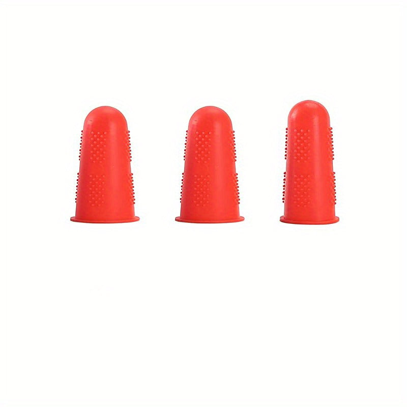 3pcs Silicone Finger Protectors for Hot Glue, Thimble for Hot Glue Finger Tips