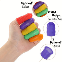 3pcs Silicone Finger Protectors for Hot Glue, Thimble for Hot Glue Finger Tips