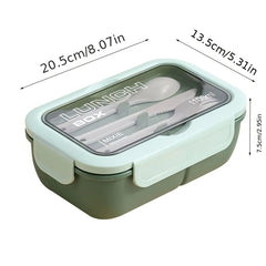 Plastic Lunch Box Microwave Large Capacity 2 3 Grids Kitchen Accessories