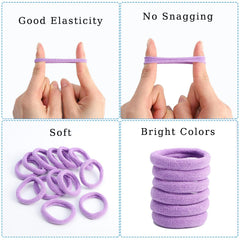 Colorful Cartoon Flower Fruit Scrunchies Hair Bands for Baby Girls