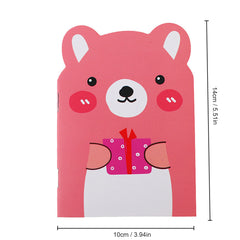 4pcs Little Bear Notebook Cute Animal Cartoon Notebooks