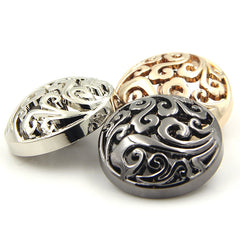 10pcs Retro Hollow Metal Buttons DIY Sewing Golden Jacket Coat 15 2
