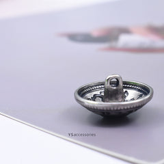10pcs Vintage British College Style Metal Buttons for Clothing Shirt Coat Jacket