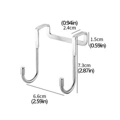 1pc Stainless Steel S Shape Hook Bathroom Cabinet Door Coat Towel Hanger