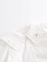 MARC&JANIE Girls Cotton Casual Button Down Blouse
