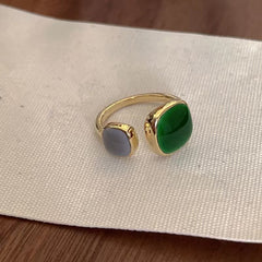 Candy Jade Decor Ring for Girls Party Jewelry