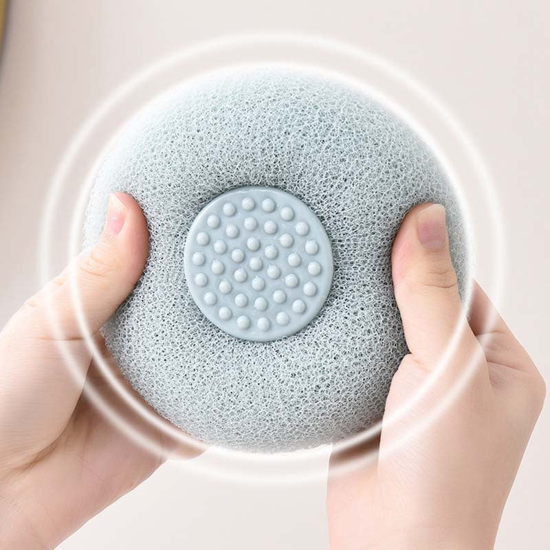 3pcs Massaging Shower Balls - Shower Sponges Baby Scrubber