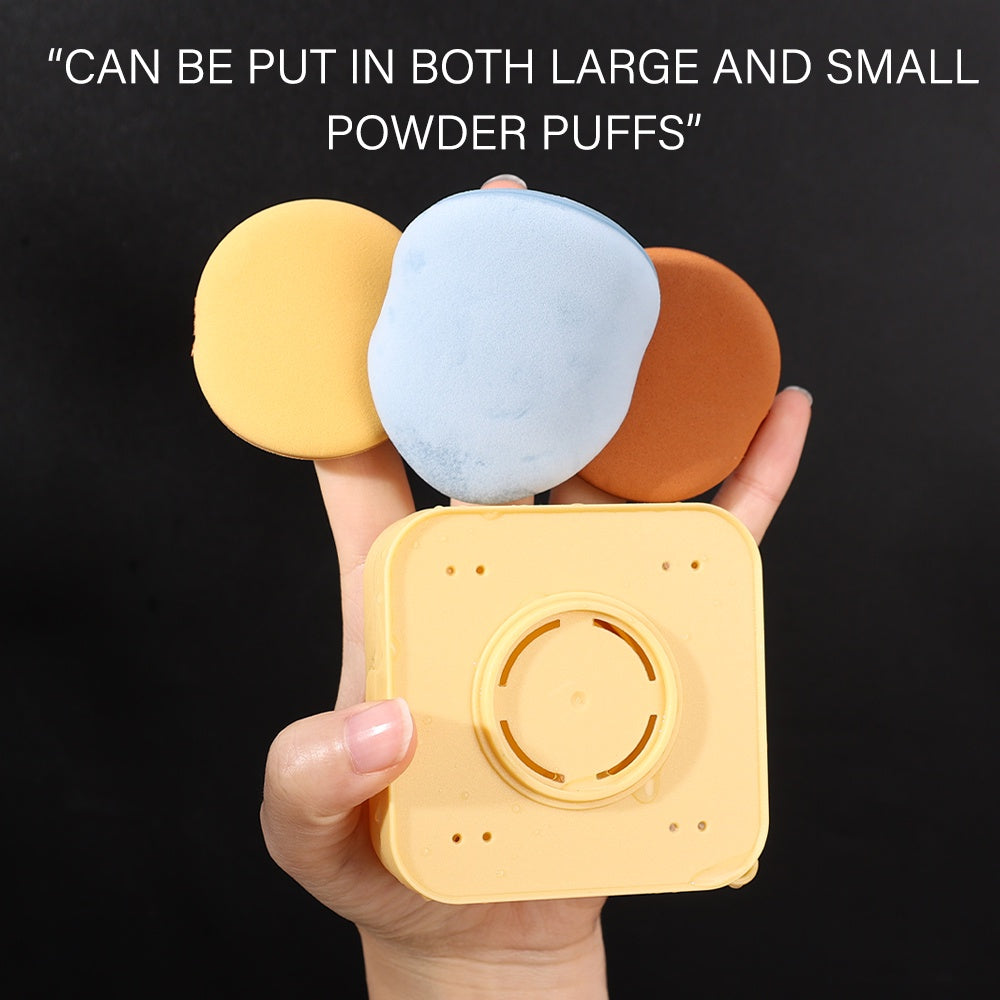 Makeup Puff Organizer Storage Box Container