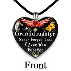 Heart Shaped Crystal Pendant Necklace for Christmas Banquet
