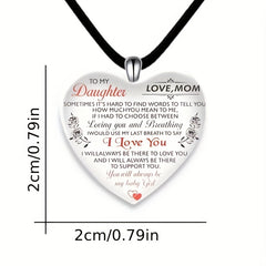 Heart Shaped Crystal Pendant Necklace for Christmas Banquet