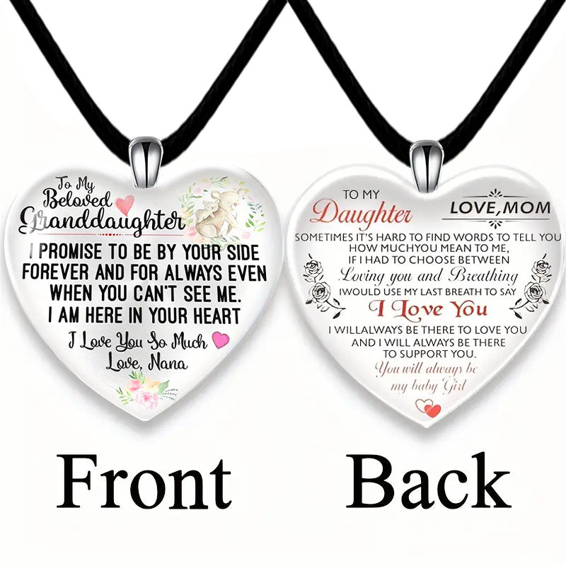 Girl's Crystal Pendant Necklace For Christmas Banquet Ornaments