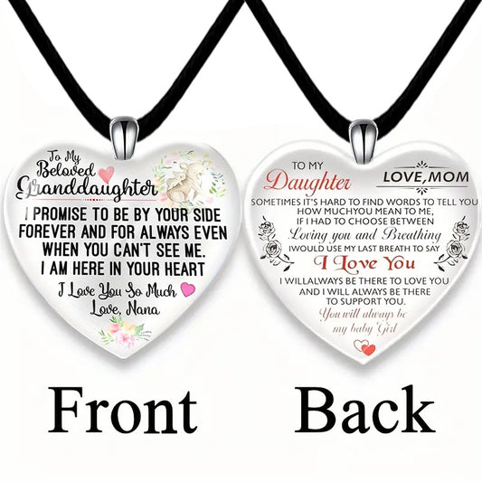 Girl's Crystal Pendant Necklace For Christmas Banquet Ornaments