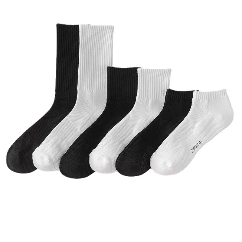 5 Pairs Odor Resistant Sweat Absorbing Socks for Outdoors