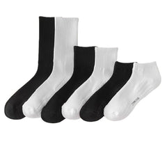 5 Pairs Odor Resistant Sweat Absorbing Socks for Outdoors