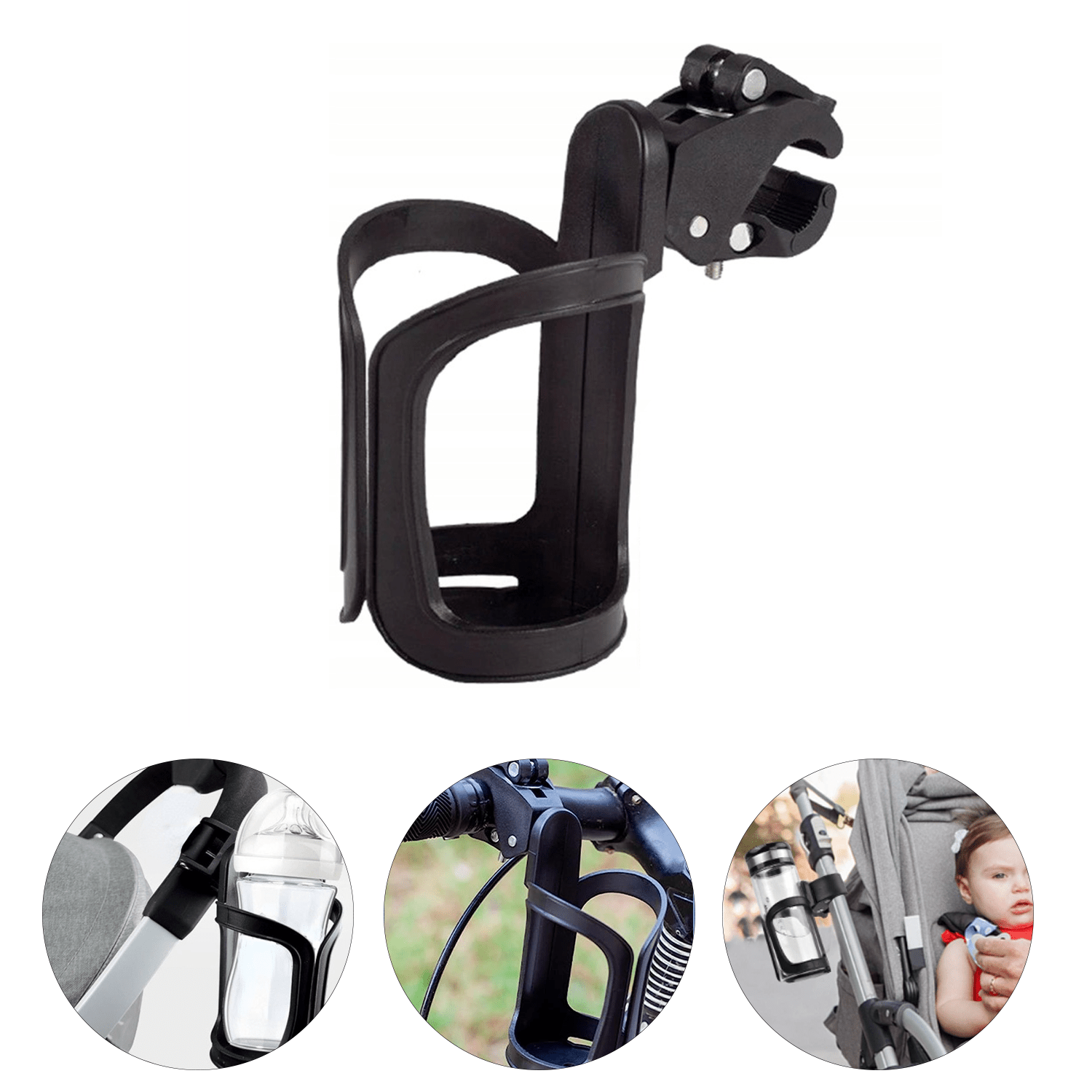 Baby Stroller Cup Holder Rack Bottle Rack Kids Bicycle Cart Stroller Accessories