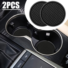 2pcs Car Cup Holder Anti Slip Coasters Universal Fits For Most Cup Car