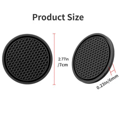2pcs Car Cup Holder Anti Slip Coasters Universal Fits For Most Cup Car