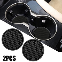 2pcs Car Cup Holder Anti Slip Coasters Universal Fits For Most Cup Car