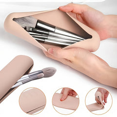 Portable Silicone Brush Holder for Travel