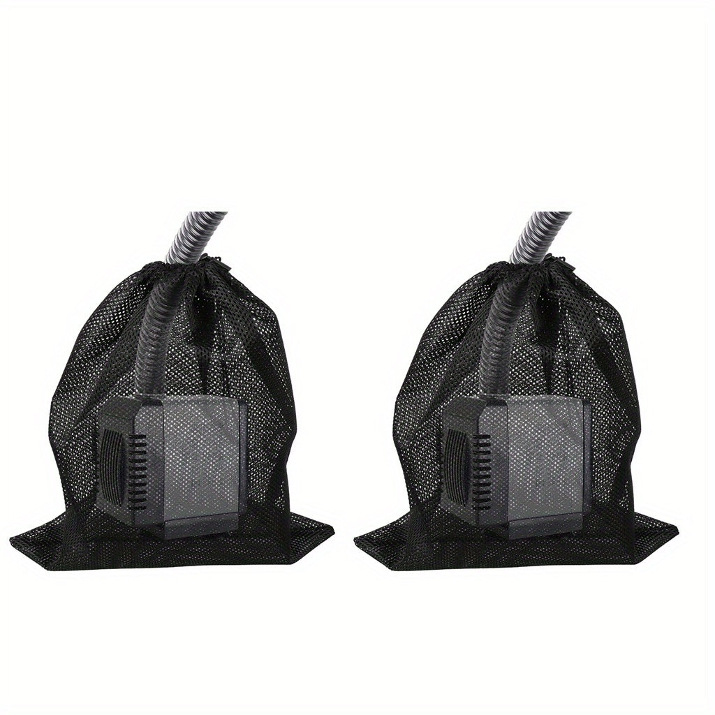 2pcs Pump Barrier Bag 30 X 40 Drawstring Pond Mesh Pump Filter Bag